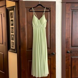 Elegant Mint Green Maxi Dress